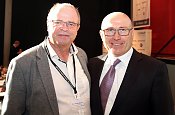 Skoda-Vorstandsvorsitzender Bernhard Maier mit Prof. Hannes Brachat am Tag der Automobilwirtschaft in Nürtingen-Geislingen, 18. Oktober 2018